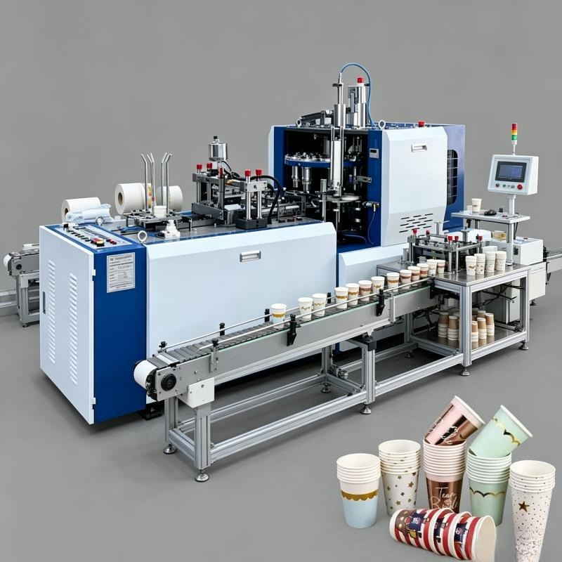 Equipment Of Coffee Machine - Machine de fabrication de gobelets en