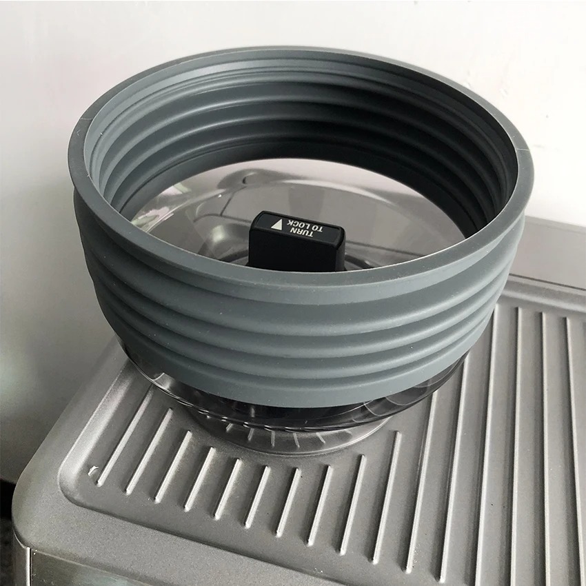 Soufflet en silicone et trémie - Breville Espresso Bes870 avis et prix