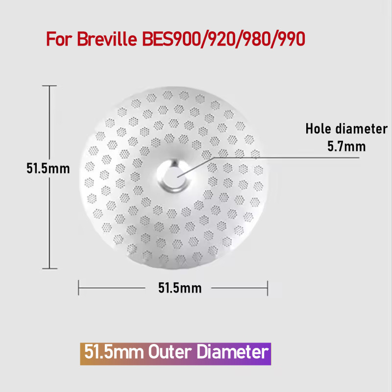 Maille de protection en acier  - Breville Espresso Bes870 avis et prix